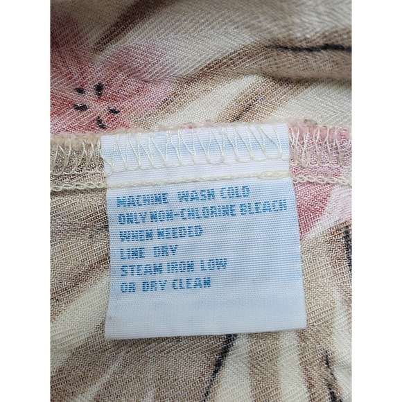 Bahama Beach Dress Women Large Multi-Color Maxi Hawaiian Tropical Coconutgirl - Picture 10 of 12